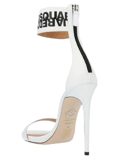 Shop Dsquared2 Big Logo Shoes In White