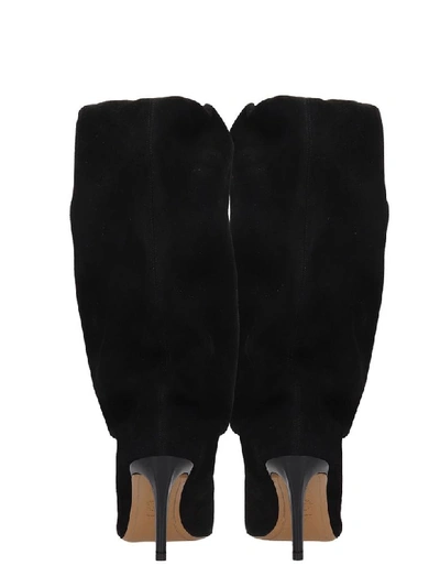 Shop Alexandre Vauthier High Heels Boots In Black Suede