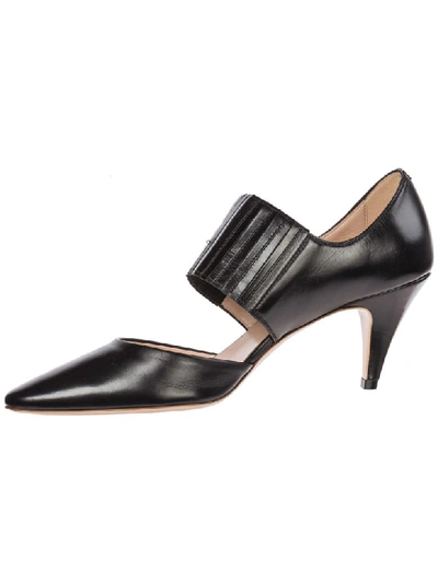Shop Tod's Jazz O Pumps In Nero