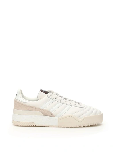 Shop Adidas Originals By Alexander Wang Aw Bball Soccer Sneakers In Core White Chalk Pearl (white)