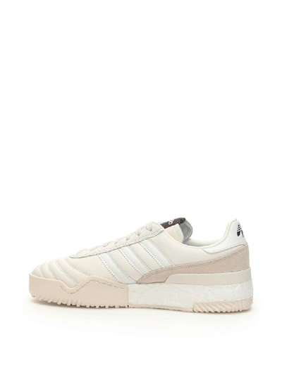 Shop Adidas Originals By Alexander Wang Aw Bball Soccer Sneakers In Core White Chalk Pearl (white)