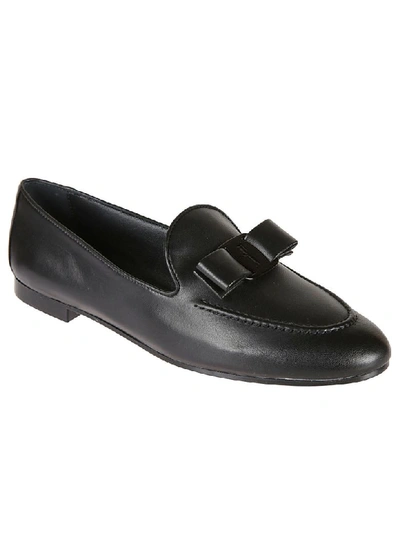 Shop Ferragamo Lesley Loafers In Black