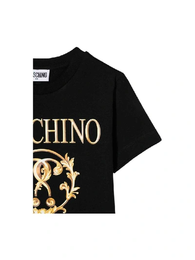 Shop Moschino Printed T-shirt In Nero