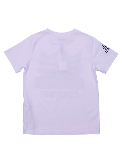 Shop Burberry T-shirt In Bianco