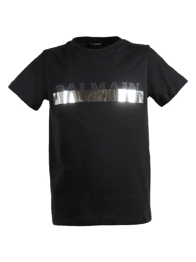 Shop Balmain T-shirt In Nero