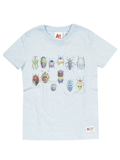 Shop Ao76 Bugs Print T-shirt In Blue
