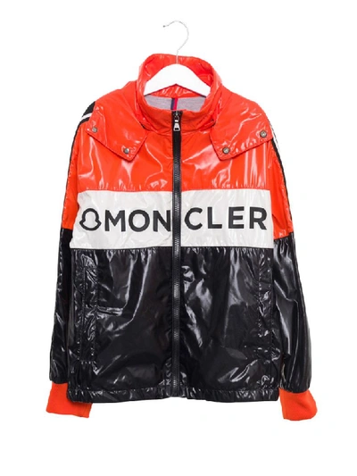 Shop Moncler Heaxagon Jacket In Arancione