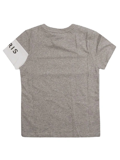 Shop Givenchy Logo Short Sleeve T-shirt In Grey