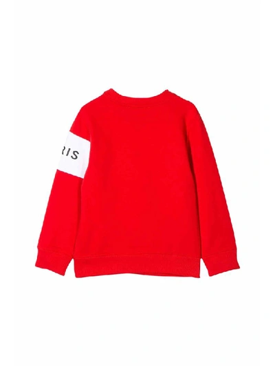 Shop Givenchy Printed Sweatshirt In Rosso