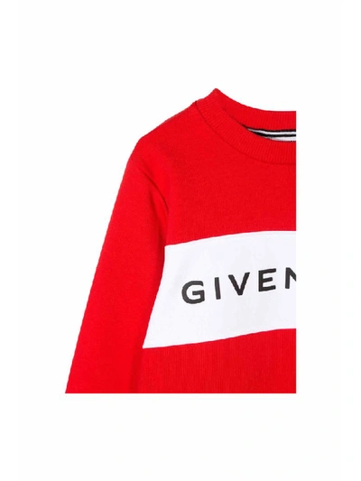 Shop Givenchy Printed Sweatshirt In Rosso