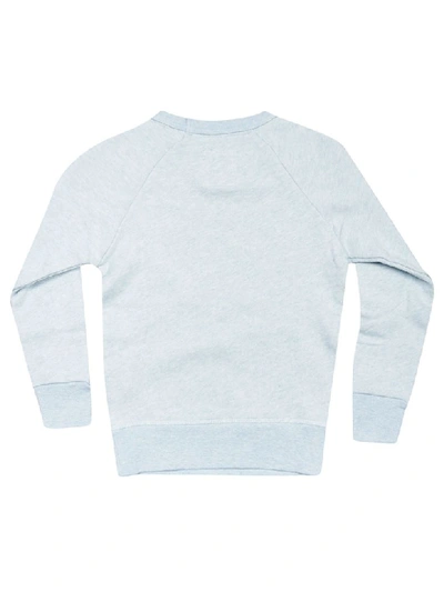 Shop Ao76 Tiger Print Sweatshirt In Blue