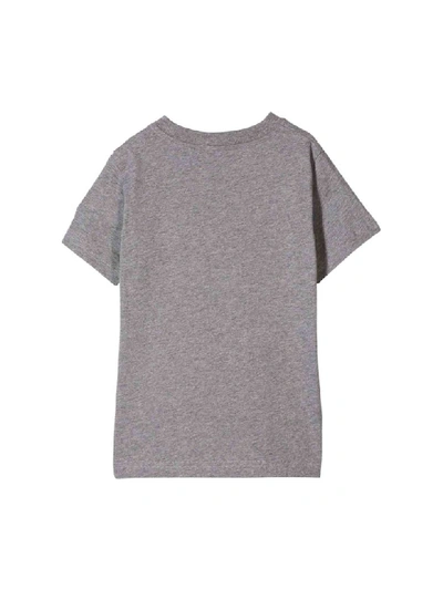 Shop Moncler Cotton T-shirt In Grigio