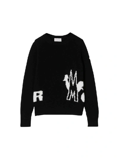 Shop Moncler Black Sweater In Nero