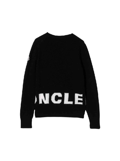 Shop Moncler Black Sweater In Nero