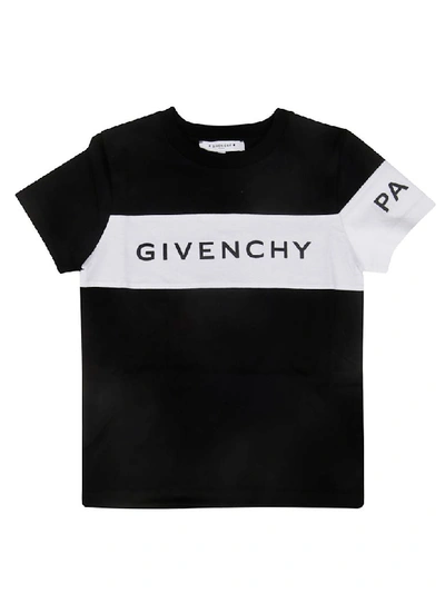 Shop Givenchy Logo Short Sleeve T-shirt In Black