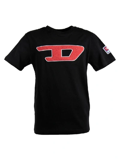 Shop Diesel T-shirt In Nero