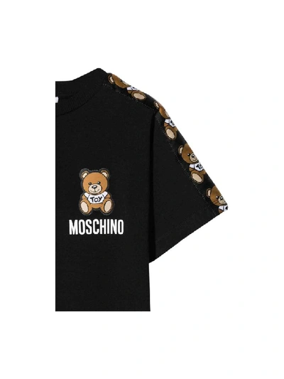 Shop Moschino Printed T-shirt In Nero