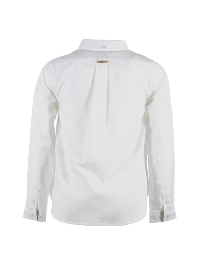 Shop Burberry Shirt In Bianco