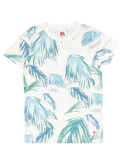 Shop Ao76 Printed T-shirt In White