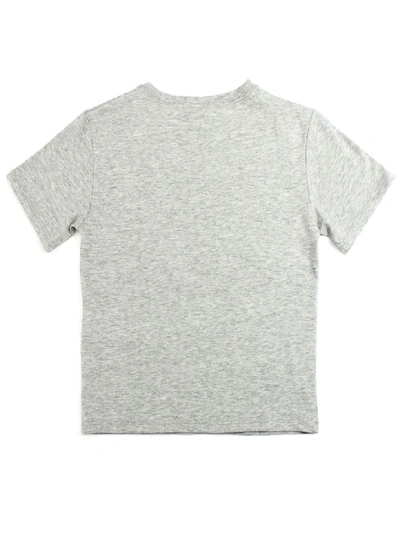 Shop Gucci Grey Cotton Jersey T-shirt In Grigio