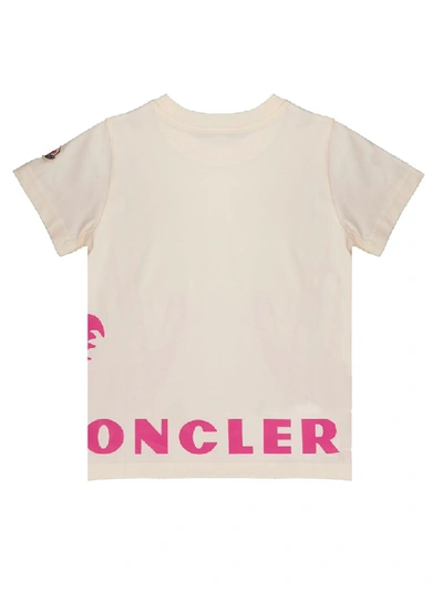 Shop Moncler Maglia T/shirt In White