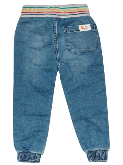 Shop Ao76 Denim Trousers In Blue