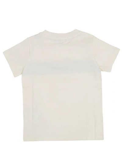 Shop Moncler Logo Short Sleeve T-shirt In White