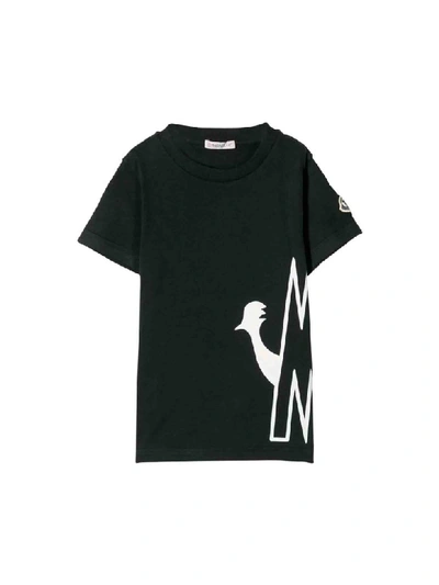 Shop Moncler Black T-shirt In Nero