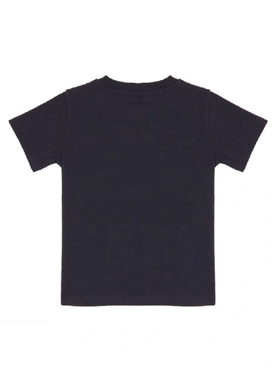 Shop Moncler Logo T-shirt In Black