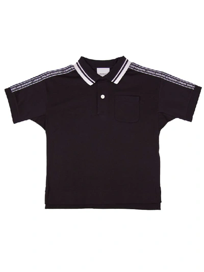 Shop Burberry Alford Polo Shirt In Black