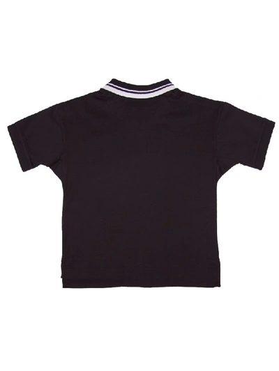 Shop Burberry Alford Polo Shirt In Black