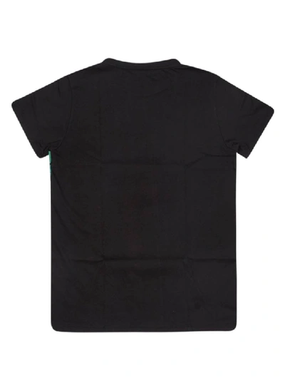 Shop Balmain Printed Short Sleeve T-shirt In Multicolor