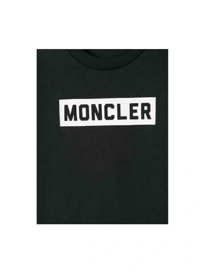 Shop Moncler Cotton T-shirt In Nera