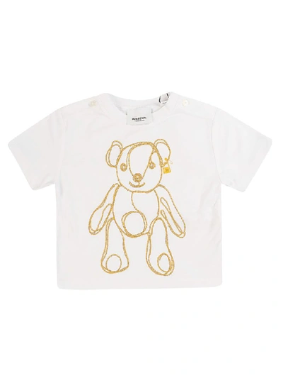 Shop Burberry Bear T-shirt In White