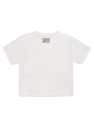 Shop Burberry Bear T-shirt In White