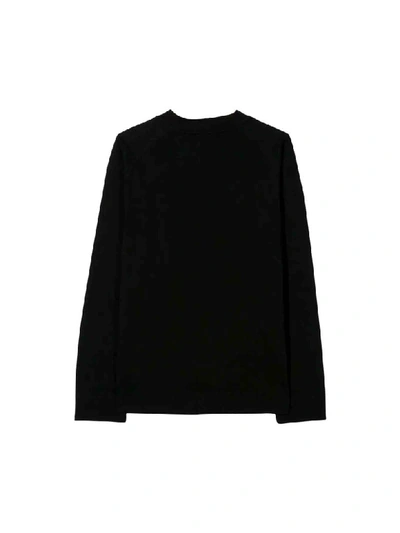 Shop Burberry Black Sweatshirt In Nero