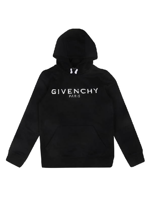 Givenchy Kids' Logo Print Hoodie In 