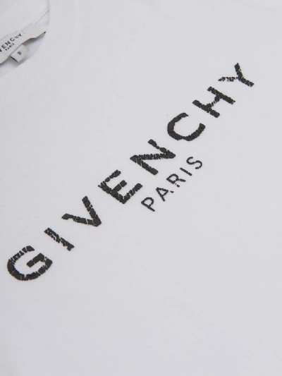 Shop Givenchy Kids T-shirt In White