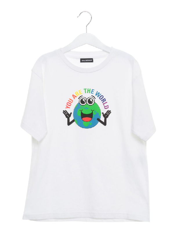 balenciaga you are the world t shirt