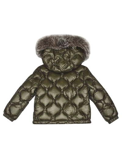 Shop Moncler Oule Padded Jacket In Green