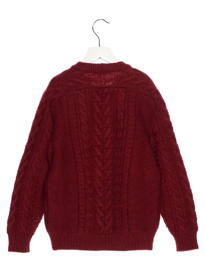 Shop Dolce & Gabbana Sweater In Burgundy