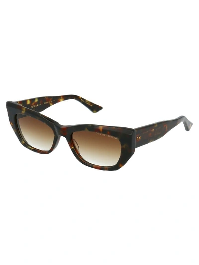 Shop Dita Sunglasses In Haute Tortoise