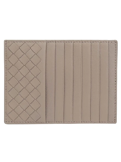 Shop Bottega Veneta Card Holder In Morter