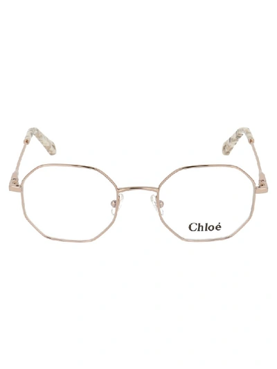 Shop Chloé Eyewear In Rose Gold