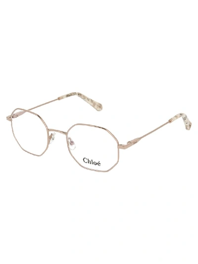 Shop Chloé Eyewear In Rose Gold