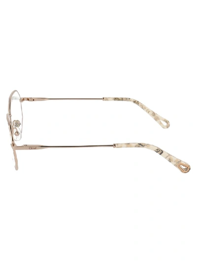 Shop Chloé Eyewear In Rose Gold