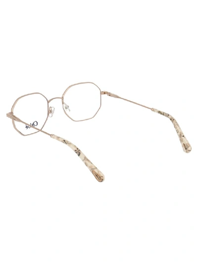 Shop Chloé Eyewear In Rose Gold