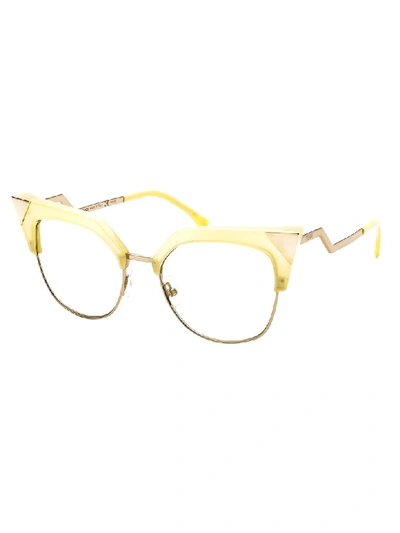 Shop Fendi Sunglasses In Guk Yellow