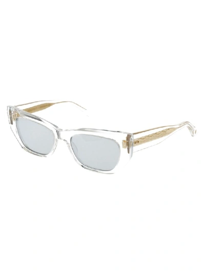 Shop Dita Sunglasses In Crystal Clear