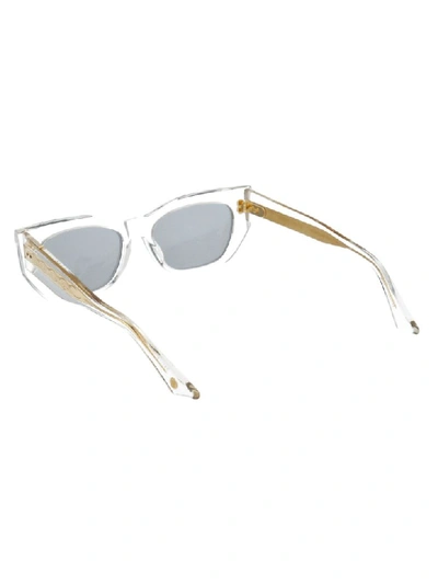 Shop Dita Sunglasses In Crystal Clear